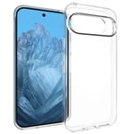 Google Pixel 9 / Pixel 9 Pro - Shockproof gummi cover - Transparent