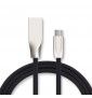 Cable Fast Charge Type C pour "CROSSCALL CORE-M5" Smartphone Android Chargeur 1m USB Connecteur Recharge Rapide - NOIR