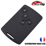 smartcard Carte Clé Compatible avec Renault Megane Captur Laguna Scenic 4 Bouton Coque PLIP @Pro-Plip