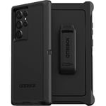 OtterBox Defender Coque pour Samsung Galaxy S22 Ultra, Antichoc, anti-chute, ultra-robuste, coque de protection, supporte 4x plus de chutes que la norme militaire, Noir, Livré Sans Emballage