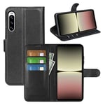 Sony Xperia 10 V      Pu Wallet Case    [Black]