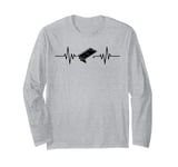 Air Hockey Table Heartbeat Air Hockey Long Sleeve T-Shirt