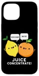 Coque pour iPhone 15 Concentré de jus Funny Fruit Pun