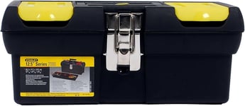 STANLEY 2000 Series Toolbox with Metal Latch, 2 Lid Organisers, Portable Tote T