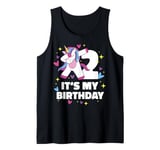 2. Birthday Girl Unicorn It's my Birthday 2 Tank Top