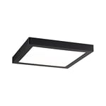 Panneau LED Abia carré 300 x 300 mm 22 W 2700 K Noir mat