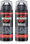 Mennen Mousse à raser Hydratante Peau Normale 0% 250 ml (Lot de 2)