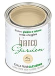 bianco Shabby Chalk Paint Peinture spéciale pour extérieur Beige Corda – BlancGarden – Recolore jardin et balcon sans ponçage (1 litre)