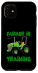 Coque pour iPhone 11 Tracteur amusant pour enfants - Amateur de tracteur d'entraînement