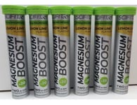 Sci-Fit Hydro Magnesium Boost 375mg 6 x 20 (120) Lemon & Lime Effervescent Tabs