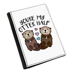 You're My Otter Half Passport Holder Cover Case Wallet Valentines Day Girlfriend