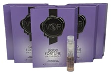 5x Viktor & Rolf GOOD FORTUNE Eau De Parfum (5x 1.2ml Sample Spray) Ladies EDP