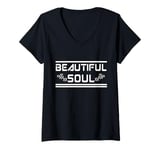 Womens BEAUTIFUL SOUL - The true beauty of a person V-Neck T-Shirt