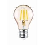 Forever Light Retro LED-pære med glødetråd Guld, E27 A60 4W 2200K 400lm