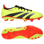 adidas Predator League FG Energy Citrus - Gul/Svart/Röd - Gräs (FG), storlek 38⅔