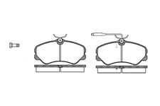 Bromsbelägg Remsa - Fiat - Ducato. Peugeot - J5. Citroen - C25