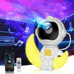 VUENICEE Astronaut Galaxy Projector, Nebula Projector, Star Night Light Projector with Timer/Remote Control/Bluetooth/Music Speaker, Star Projector,Party Ambient Lighting, Gifts for Kids and Adults