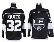 DangLeKJ Jonathan Quick # 32 Los Angeles Kings Hockey sur Glace Chandails LNH for Les Hommes Sweat-Shirts à Manches Longues Respirant T-Shirt, Taille: M, Couleur: Blanc (Color : Black, Size : M)