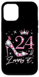 iPhone 15 Pro 24 & Loving it 24th Birthday 24 Years Old Woman Queen Bday Case