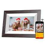 KODAK Cadre Photo Numérique WiFi Connecté, Cadre Numerique 7 Pouces IPS Écran Tactile, Cadre Photo Électronique avec 32Go de Espace, Rotation Automatique, Partagez des Photos et Vidéos Via App/Type C