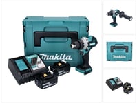 Makita DHP 486 RFJ akkuiskuporakone 18 V 130 Nm + 2x akku 3,0 Ah + laturi + Makpac