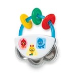 Baby Einstein, Jouet musical et hochet Tiny Tambourine, sans BPA, Jouet nomade, Développement de la motricité, Eveil sensoriel, A partir de 3 mois