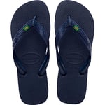 Havaianas Unisex's Brasil 4000032 Flip-Flops, Blue (Navy Blue), 13 UK