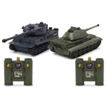 RC Tank Battle Set Tiger 1:28 2,4GHz Jamara fjärrkontrollleksak 403635