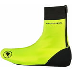 Endura Windchill Cycling Overshoes Yellow Reflective Bike Ride Road Shoe Cover