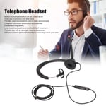 New Telephone Headset Volume Adjustment Mic Mute Monaural 2.5mm Business Headset