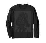 Star Wars Darth Vader Dark Tones Portrait Long Sleeve T-Shirt