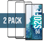 2-Pack Samsung Galaxy S20FE - Härdat Glas-9H -Super kvalitet 3D