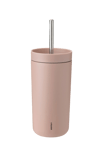 Stelton To Go Sip Termomugg med sugrör 0.4 l. Rosa