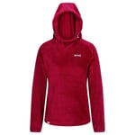 Regatta Dam / Halia Velour Hoodie För Damer 18 Uk Rödbetor Röd