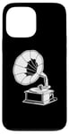 Coque pour iPhone 13 Pro Max Platine vinyle Vintage Record Player classique Gramophone