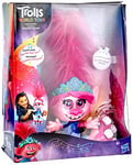 Hasbro DreamWorks Trolls World Tour Poppy Poupée Interactive, parlante et chantante avec Cheveux Mobiles, pour Filles et garçons à partir de 4 Ans, Part_B084PTVJ6J, Multicolore