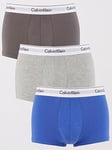 Calvin Klein 3 Pack Low Rise Trunk - Multi, Assorted, Size S, Men