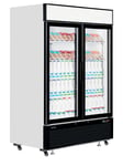 NEW UPRIGHT GLASS TWIN DOUBLE DOOR BOTTLE COOLER FRIDGE DRINKS CHILLER RRP £3392