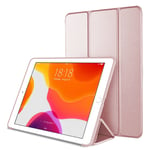 Coque Ipad 9.7 2018 Coque Ipad 6eme Generation/Coque Ipad 5eme Generation 2017, Coque Intelligente Legere Avec Coque Arriere En Tpu Souple Pour Ipad 9.7 2018/2017 Veille/Reveil Automatique - Or Rose