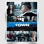 THE TOWN - METAL SIGN WALL PLAQUE Film Movie poster print man cave cinema room