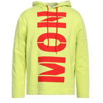 Moncler Mens Craig Green Bold Branded Logo Yellow Hoodie material_cotton - Size Small