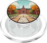 Cool Schoolyard for back to school lovers and books fans PopSockets PopGrip for MagSafe