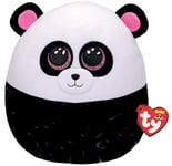 Ty Squish a boos - Coussin Paris Le Panda 40cm, Blanc/Noir, 12"