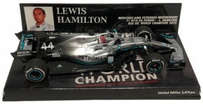 Minichamps Mercedes F1 W10 US GP 2019 Champion - Lewis Hamilton 1/43 Scale