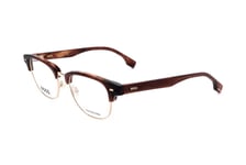 Lunettes de Vue Hugo Boss BOSS 1382 T5U GOLD BROWN HORN 50/19/145 Homme