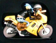 JOE BAR TEAM JEAN MANCHZECK TRIUMPH 900 21 DAYTONA 1/18 FIGURINE EN RESINE