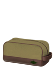 Pampeano Hombre Leather & Canvas Wash Bag