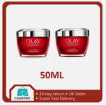 2 X Olay Regenerist 3 Point Firming Anti Ageing Day Cream Total 100ml