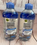 Garnier Micellar Oil Infused Cleansing Water, Delicate skin & eyes 2 x 400ml