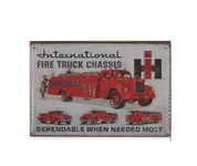 Mancave plates "Fire Truck"